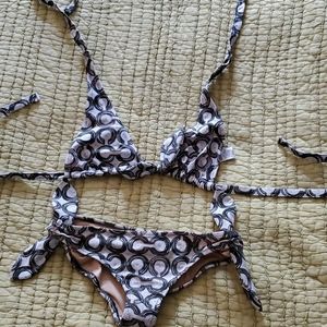 Coach bathing suit size small